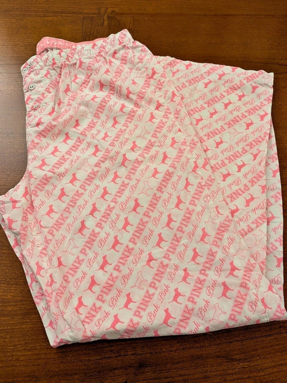 Victoria's Secret PINK Print Cotton Pajama Pants Size Medium
